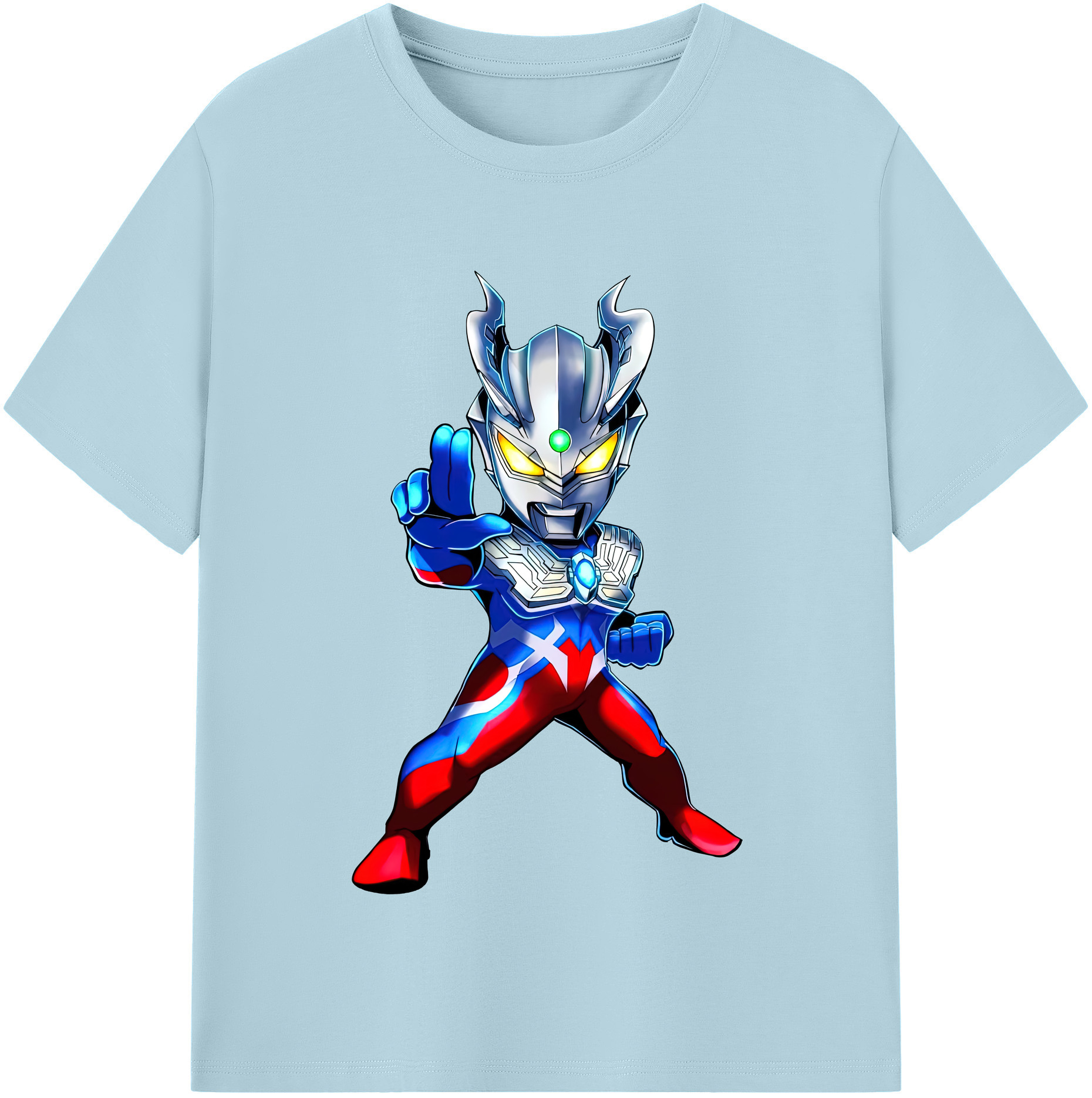 （画像用） ウルトラマン Ultraman 綿100％半袖Tシャツ（フロントプリント）